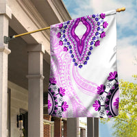 Africa Dashiki Garden Flag With Polynesian Pattern Pink Version LT05 House Flag Pink - Polynesian Pride