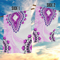 Africa Dashiki Garden Flag With Polynesian Pattern Pink Version LT05 - Polynesian Pride