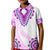 Africa Dashiki Kid Polo Shirt With Polynesian Pattern Pink Version LT05 Kid Pink - Polynesian Pride