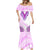 Africa Dashiki Mermaid Dress With Polynesian Pattern Pink Version LT05 - Polynesian Pride