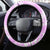 Africa Dashiki Steering Wheel Cover With Polynesian Pattern Pink Version