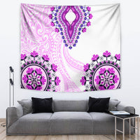 Africa Dashiki Tapestry With Polynesian Pattern Pink Version LT05 Pink - Polynesian Pride