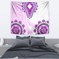 Africa Dashiki Tapestry With Polynesian Pattern Pink Version LT05 - Polynesian Pride