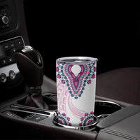 Africa Dashiki Tumbler Cup With Polynesian Pattern Pink Version LT05 - Polynesian Pride