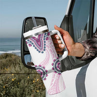 Africa Dashiki Tumbler With Handle With Polynesian Pattern Pink Version LT05 - Polynesian Pride