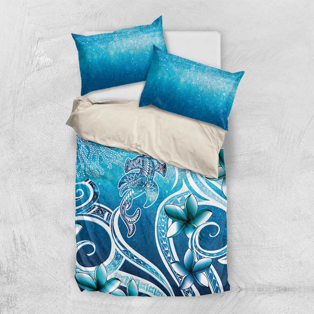 Polynesia World Ocean Day Bedding Set Ocean Style LT05 US Twin 172cm x 218cm Blue - Polynesian Pride