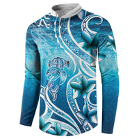 Polynesia World Ocean Day Button Sweatshirt Ocean Style LT05 - Polynesian Pride