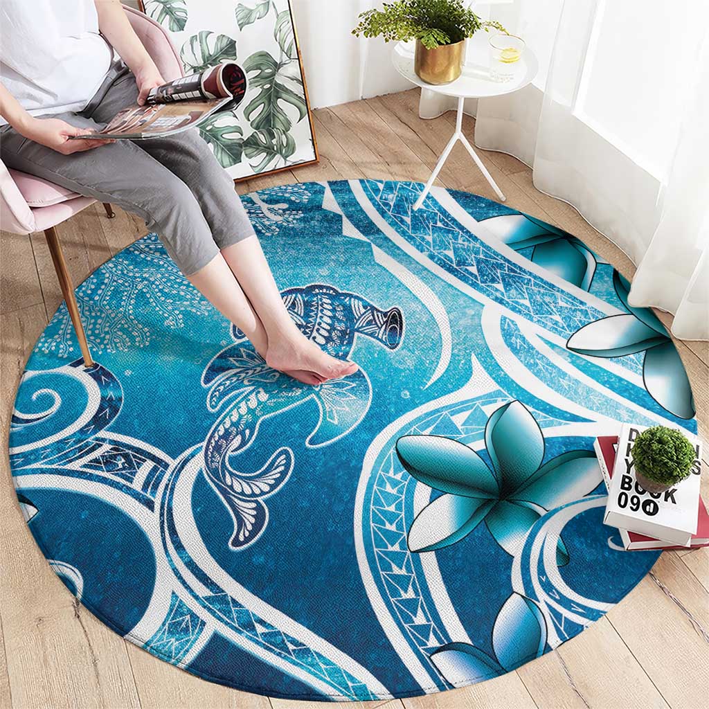 Polynesia World Ocean Day Round Carpet Ocean Style LT05 - Polynesian Pride
