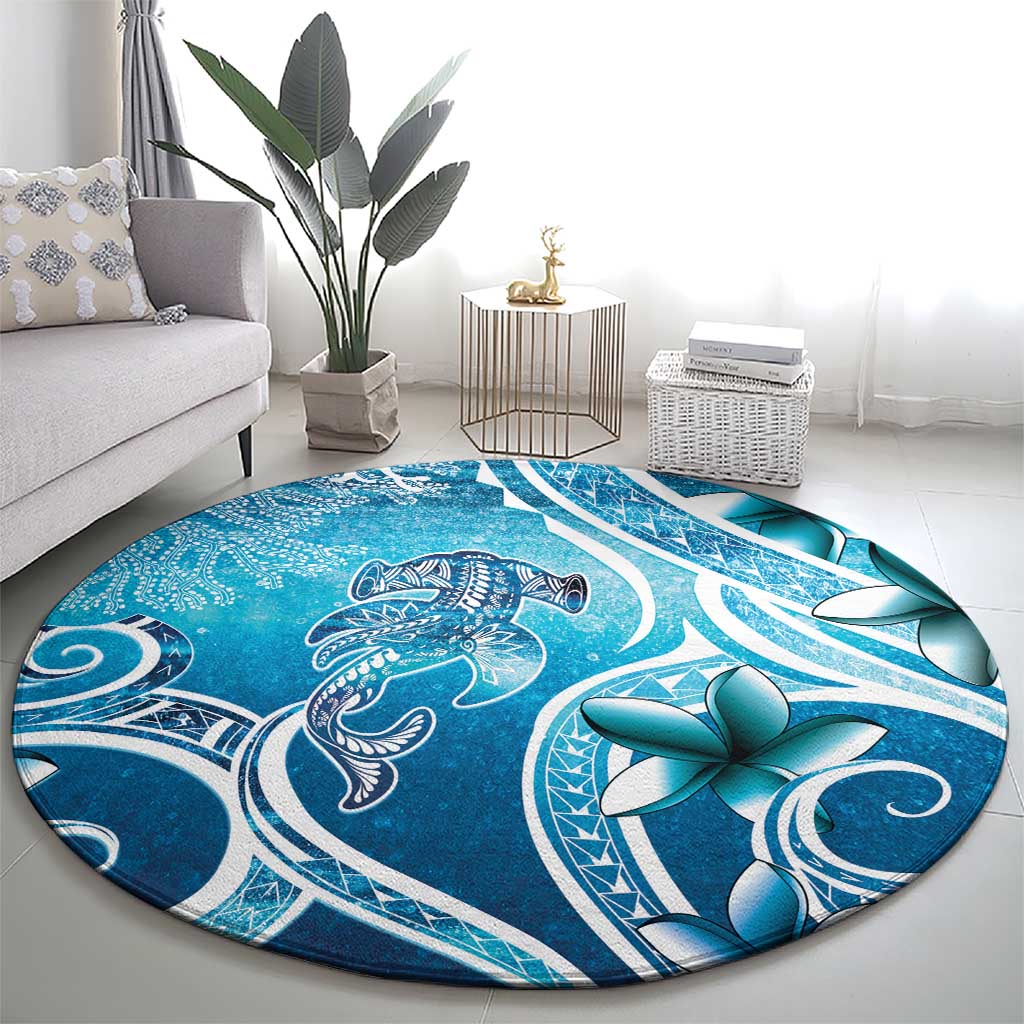 Polynesia World Ocean Day Round Carpet Ocean Style LT05 - Polynesian Pride