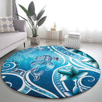 Polynesia World Ocean Day Round Carpet Ocean Style LT05 - Polynesian Pride