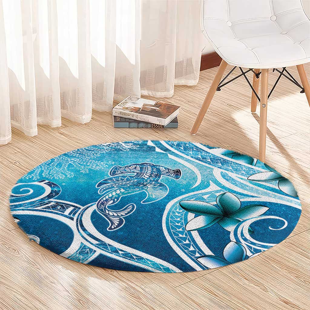 Polynesia World Ocean Day Round Carpet Ocean Style LT05 - Polynesian Pride