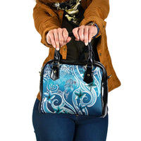 Polynesia World Ocean Day Shoulder Handbag Ocean Style LT05 One Size Blue - Polynesian Pride