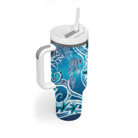 Polynesia World Ocean Day Tumbler With Handle Ocean Style LT05 - Polynesian Pride