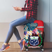 Samoa Luggage Cover Humpback Whale Siapo Pattern LT05 - Polynesian Pride