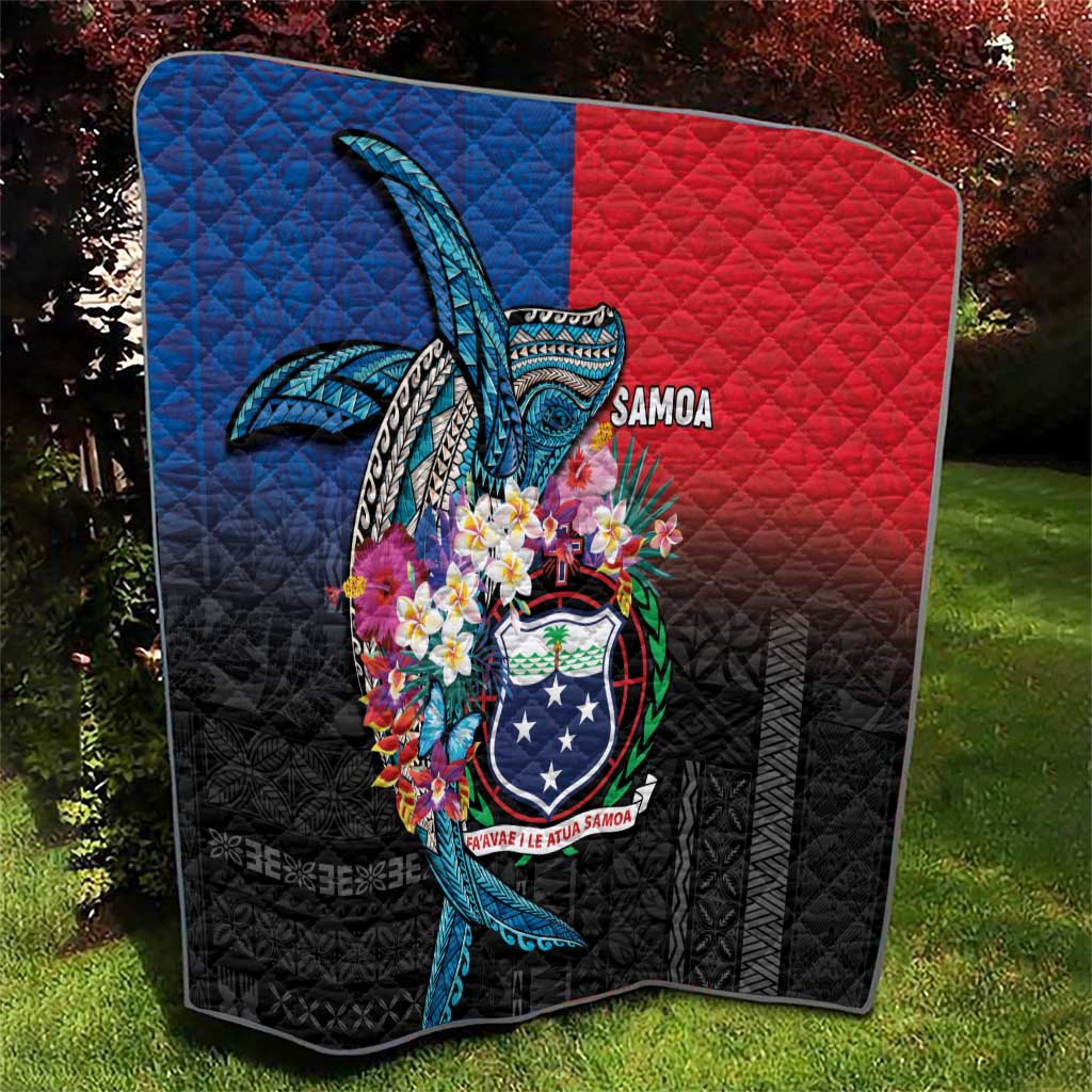 Samoa Quilt Humpback Whale Siapo Pattern LT05 - Polynesian Pride