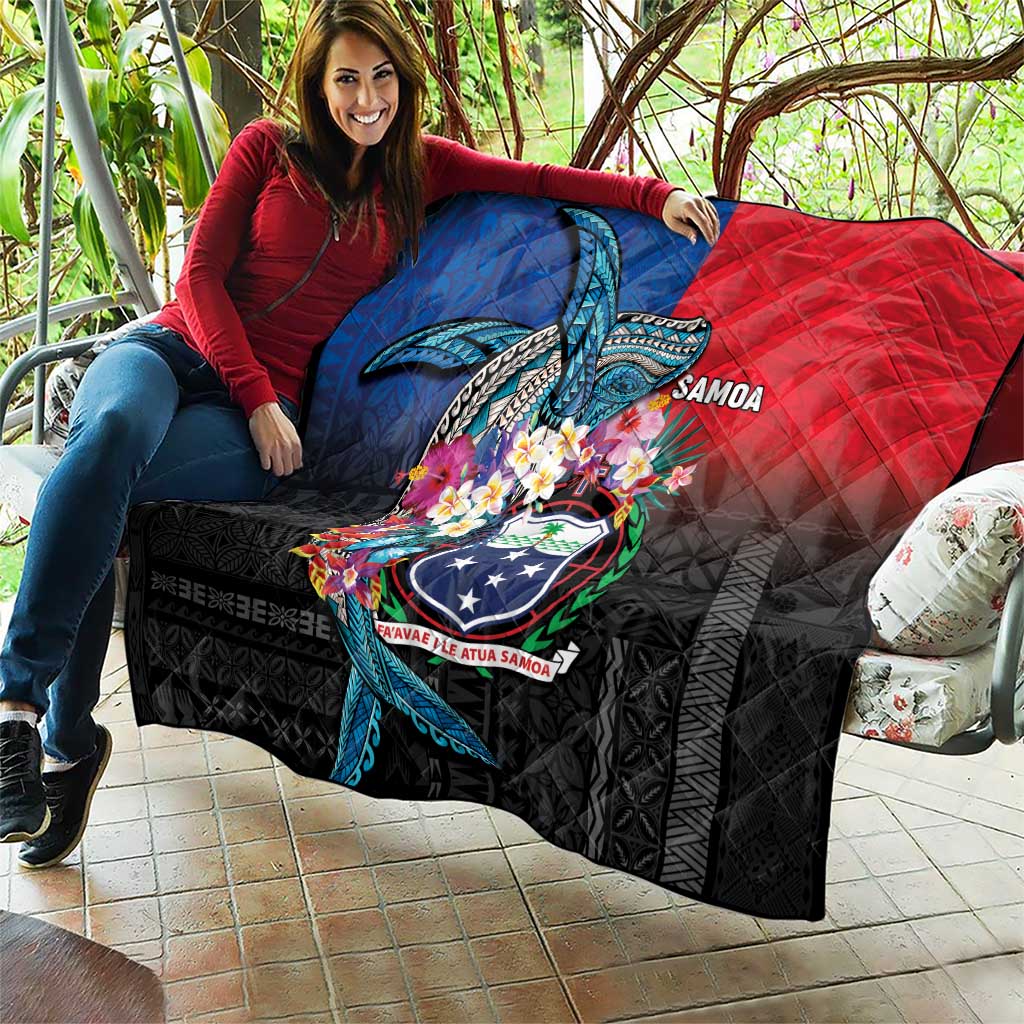 Samoa Quilt Humpback Whale Siapo Pattern LT05 - Polynesian Pride