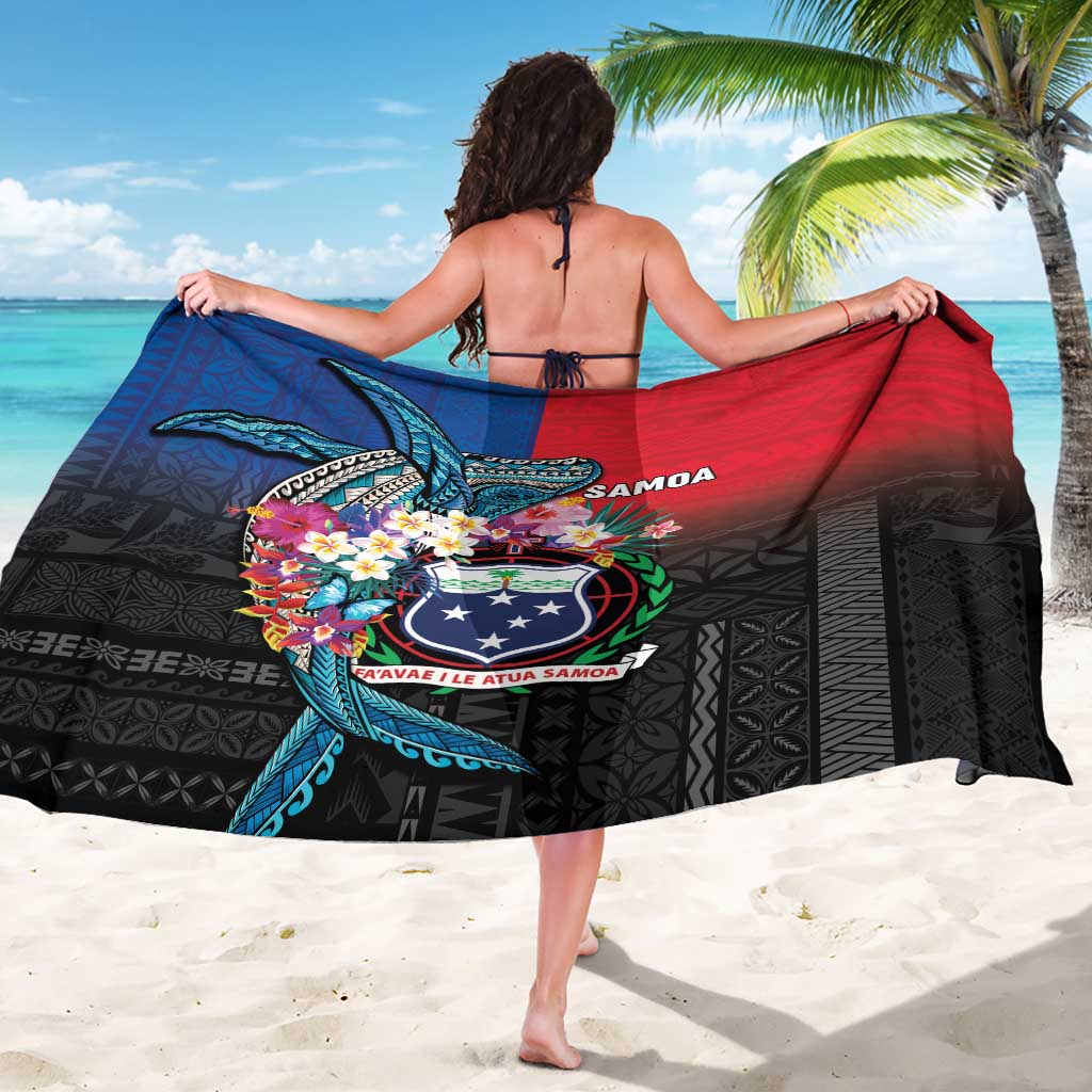 Samoa Sarong Humpback Whale Siapo Pattern LT05 - Polynesian Pride