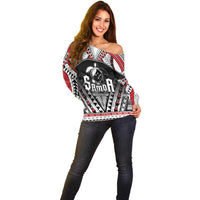Samoa Independence Day Off Shoulder Sweater Proud To Be Samoan LT05 - Polynesian Pride