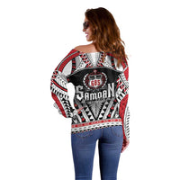 Samoa Independence Day Off Shoulder Sweater Proud To Be Samoan LT05 - Polynesian Pride