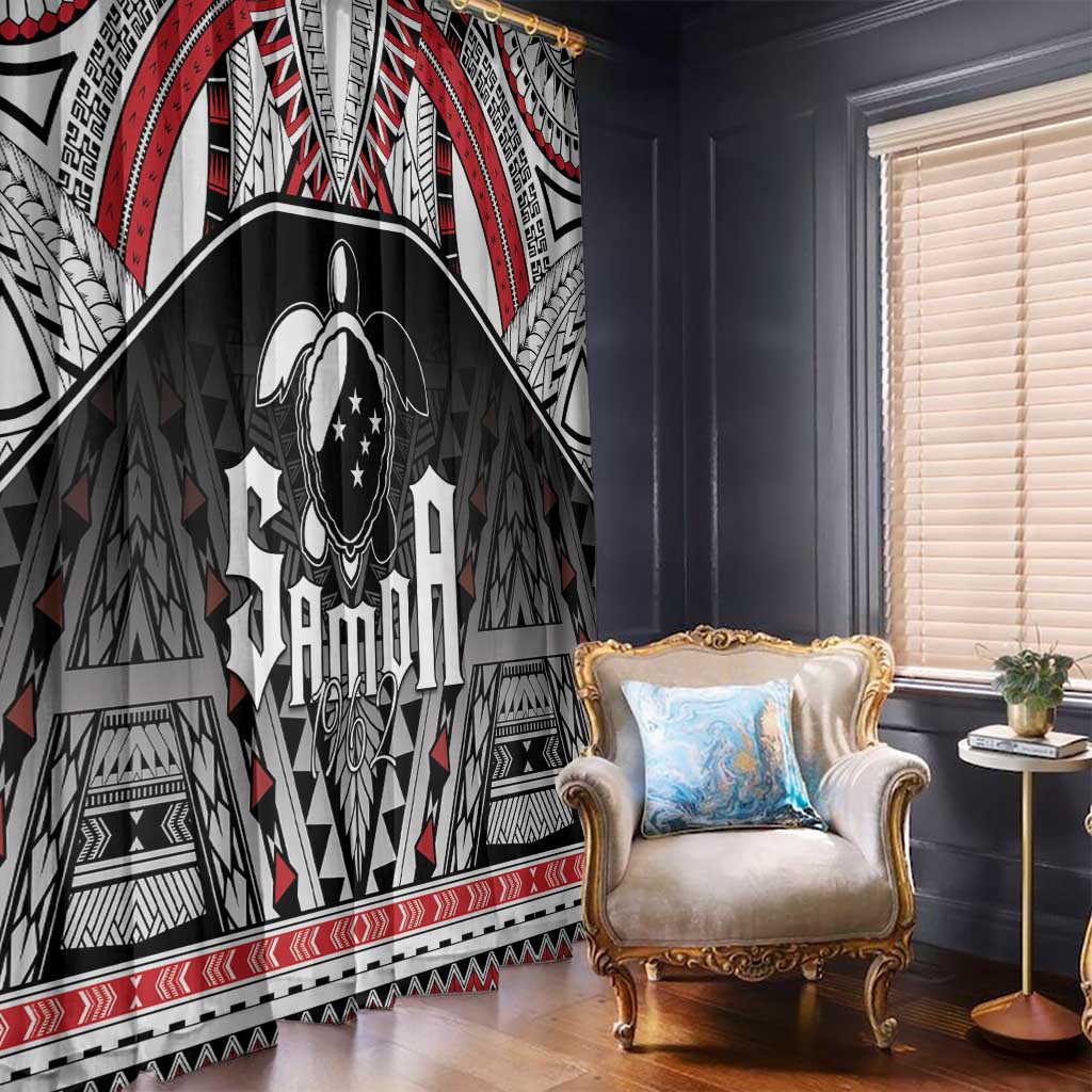 Samoa Independence Day Window Curtain Proud To Be Samoan LT05 - Polynesian Pride