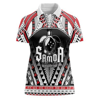 Samoa Independence Day Women Polo Shirt Proud To Be Samoan LT05 Female Black - Polynesian Pride