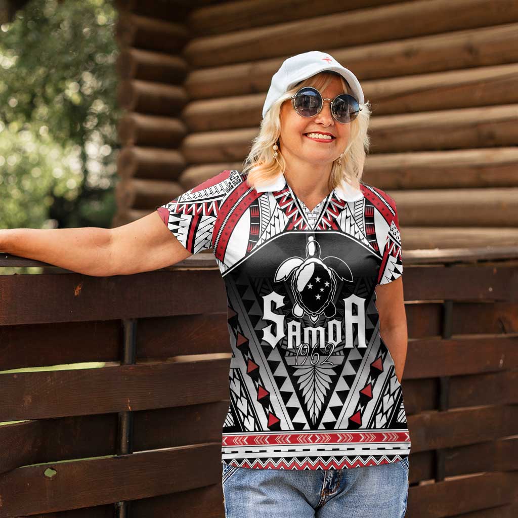 Samoa Independence Day Women Polo Shirt Proud To Be Samoan LT05 - Polynesian Pride