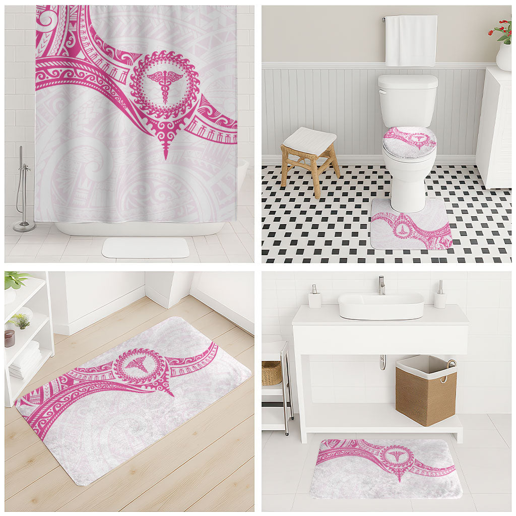 New Zealand Aotearoa Bathroom Set Nurse Tribal Pink Version LT05 - Polynesian Pride