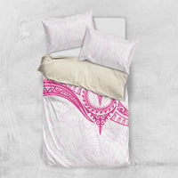 New Zealand Aotearoa Bedding Set Nurse Tribal Pink Version LT05 US Twin 172cm x 218cm Pink - Polynesian Pride