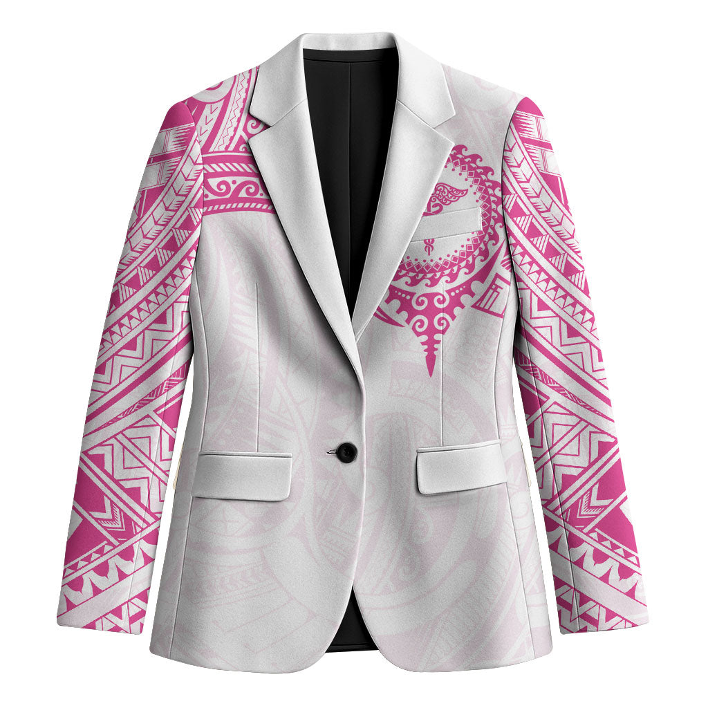 Personalised New Zealand Aotearoa Blazer Nurse Tribal Pink Version LT05 Unisex Pink - Polynesian Pride