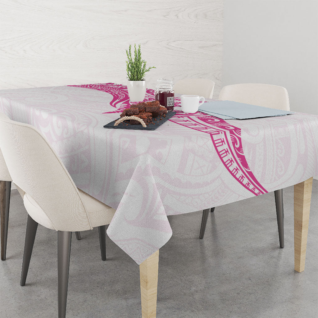 New Zealand Aotearoa Tablecloth Nurse Tribal Pink Version LT05 - Polynesian Pride