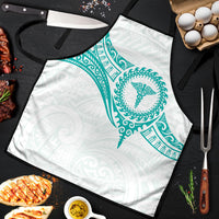 New Zealand Aotearoa Apron Nurse Tribal Teal Version LT05 Teal - Polynesian Pride