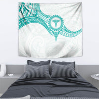 New Zealand Aotearoa Tapestry Nurse Tribal Teal Version LT05 - Polynesian Pride