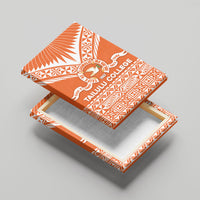 Tonga Tailulu College Canvas Wall Art Tongan Kupesi Pattern LT05 - Polynesian Pride