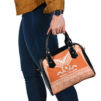 Tonga Tailulu College Shoulder Handbag Tongan Kupesi Pattern LT05 - Polynesian Pride