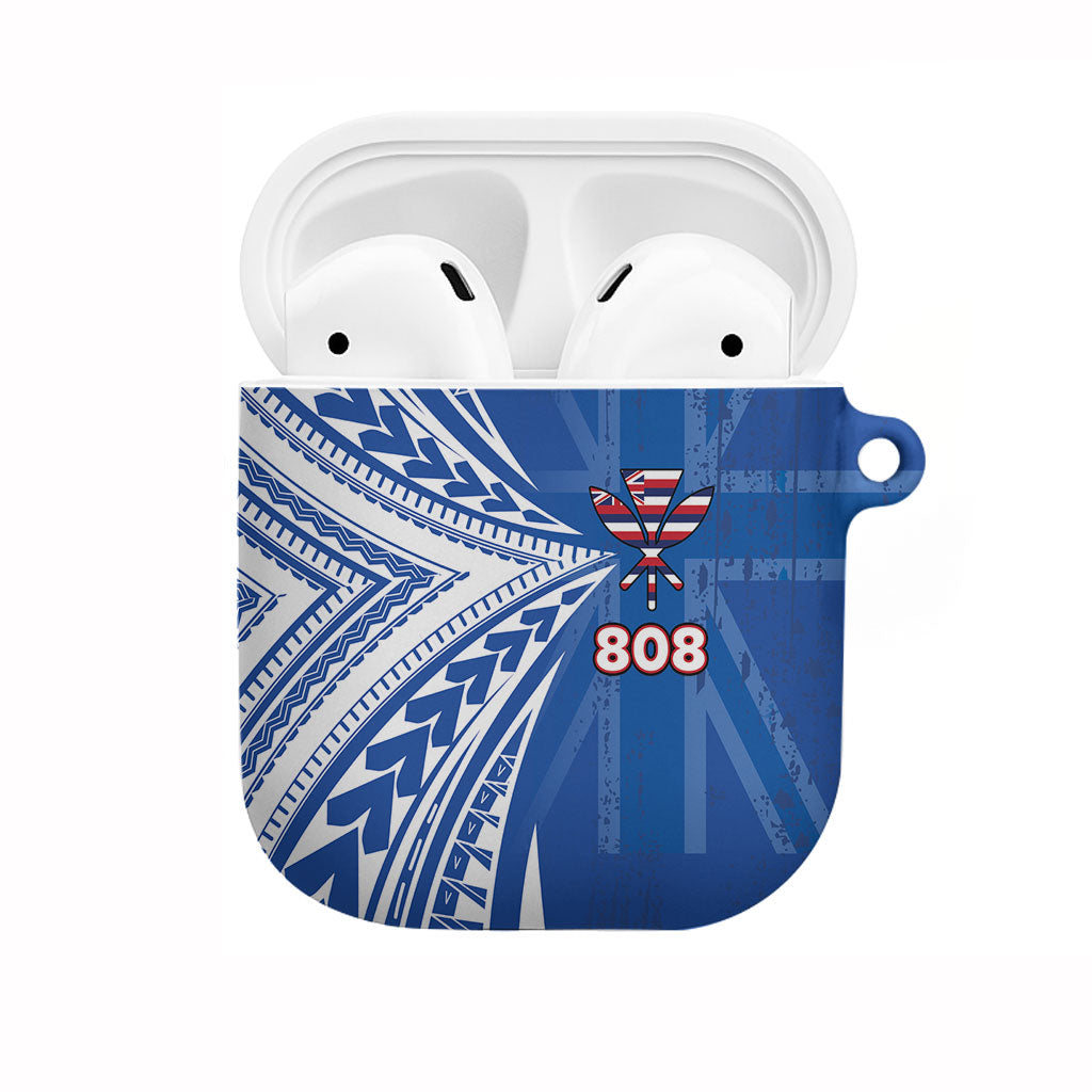 Hawaii 808 AirPods Case Unique Style LT05 Blue - Polynesian Pride