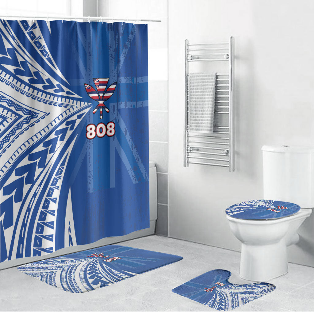 Hawaii 808 Bathroom Set Unique Style LT05 Bathroom Set (4 pcs) Blue - Polynesian Pride
