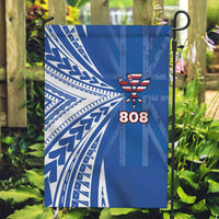 Hawaii 808 Garden Flag Unique Style LT05 Garden Flag Blue - Polynesian Pride