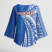 Personalised Hawaii 808 Kimono Sleeve Blouse Unique Style LT05 - Polynesian Pride