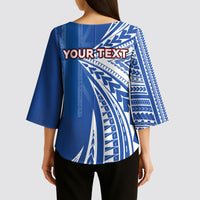 Personalised Hawaii 808 Kimono Sleeve Blouse Unique Style LT05 - Polynesian Pride