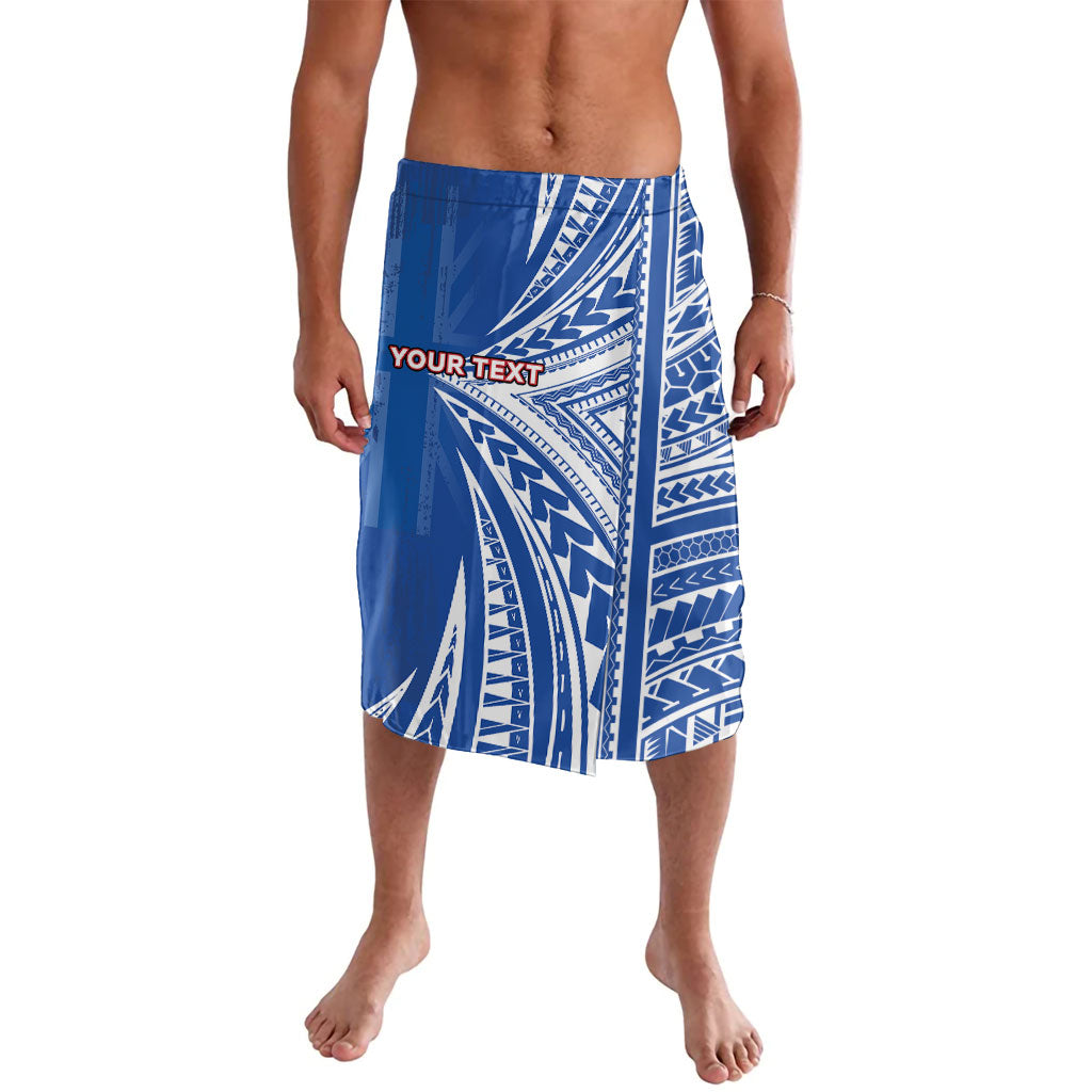 Personalised Hawaii 808 Lavalava Unique Style LT05 Blue - Polynesian Pride