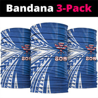 Hawaii 808 Neck Gaiter Unique Style LT05 package One Size: 25*50cm Blue - Polynesian Pride