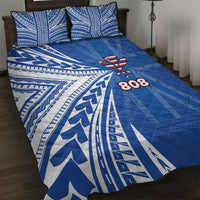 Hawaii 808 Quilt Bed Set Unique Style LT05 Blue - Polynesian Pride