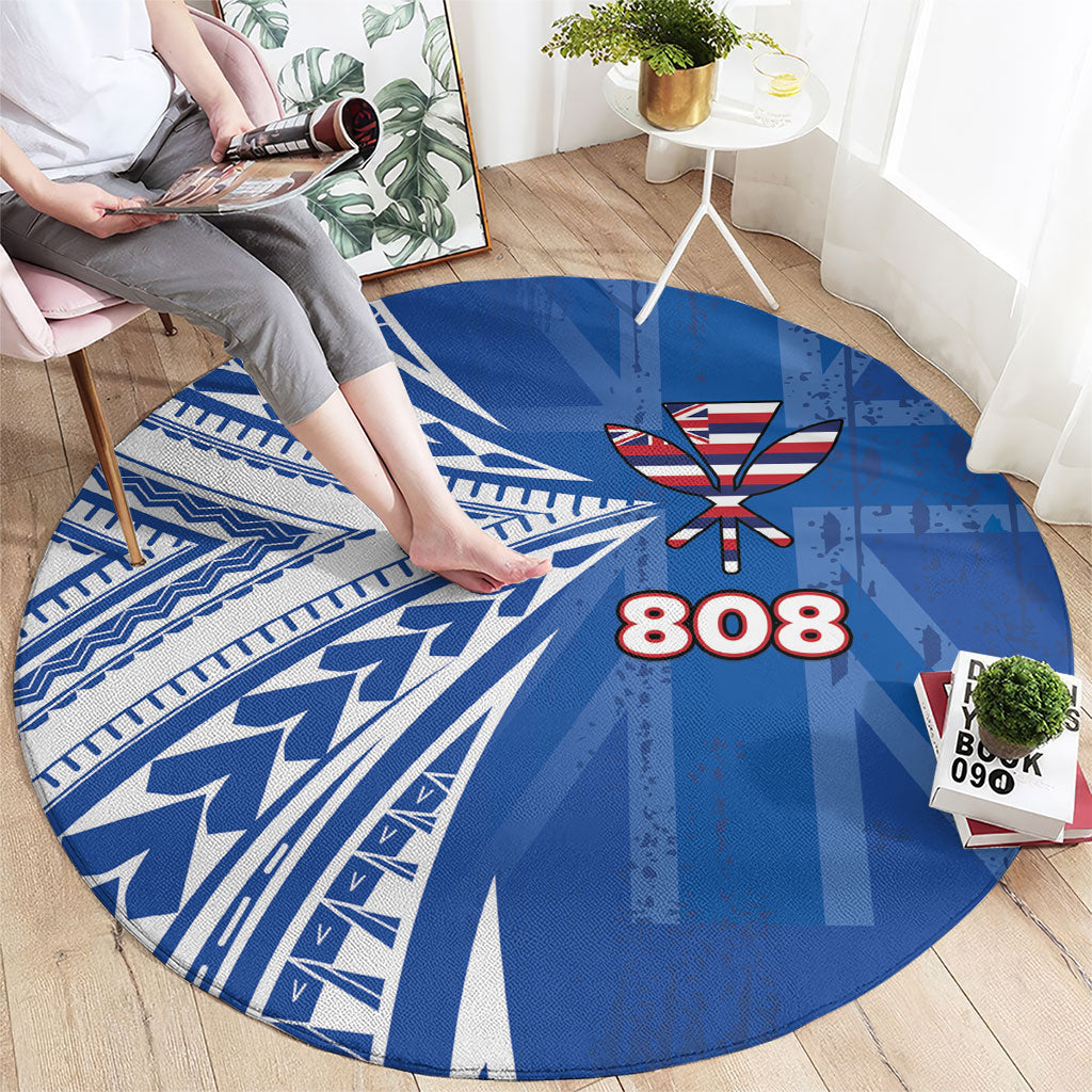 Hawaii 808 Round Carpet Unique Style LT05 - Polynesian Pride