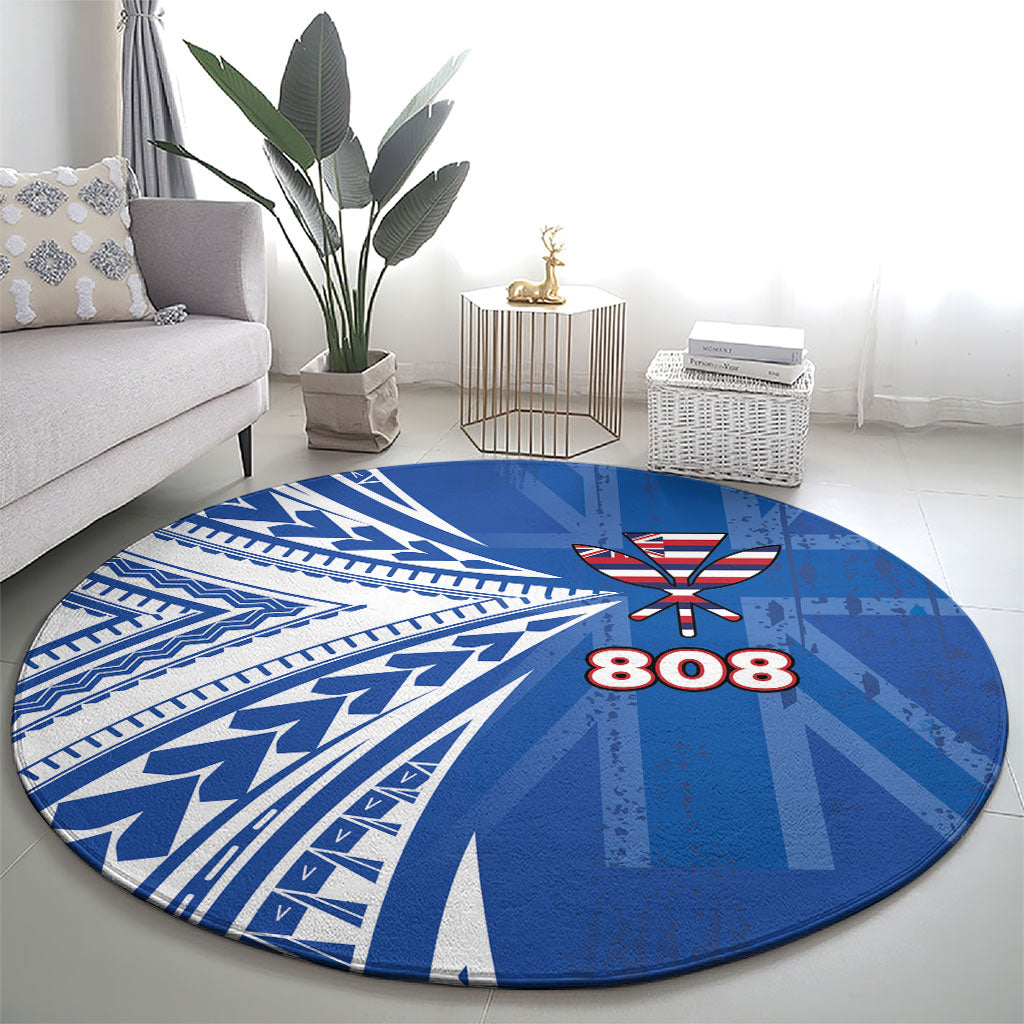 Hawaii 808 Round Carpet Unique Style LT05 - Polynesian Pride