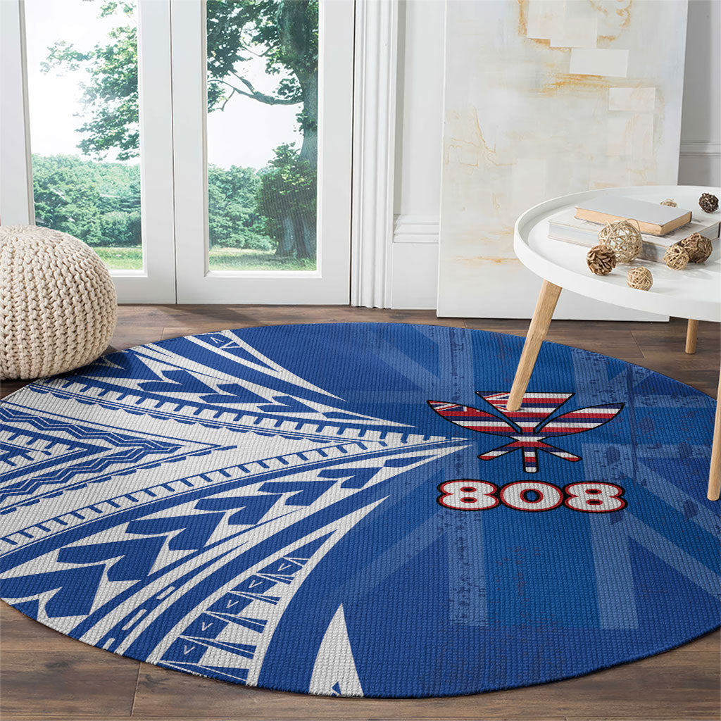 Hawaii 808 Round Carpet Unique Style LT05 - Polynesian Pride