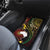 Vanuatu And Australia Aboriginal Car Mats Iguana And Kangaroo Together