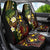 Vanuatu And Australia Aboriginal Car Seat Cover Iguana And Kangaroo Together