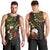 Vanuatu And Australia Aboriginal Men Tank Top Iguana And Kangaroo Together