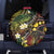 Vanuatu And Australia Aboriginal Spare Tire Cover Iguana And Kangaroo Together