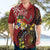 Tonga Ngatu And Australia Aboriginal Hawaiian Shirt Tongan Dove And Kangaroo Together